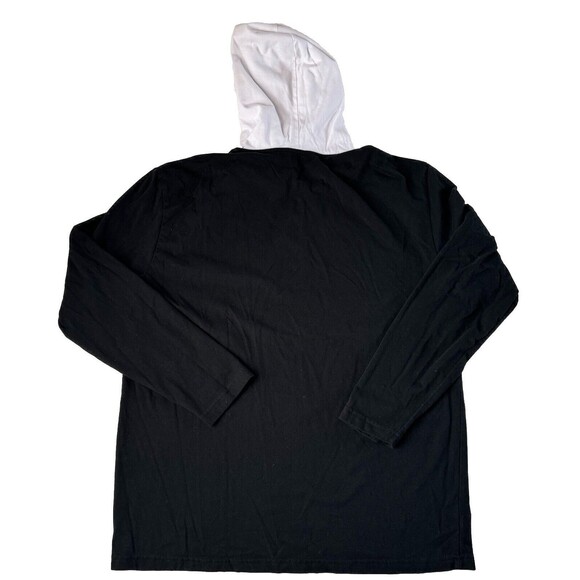 Hot Topic White Black Hoodie Size Large - Picture 2 of 9